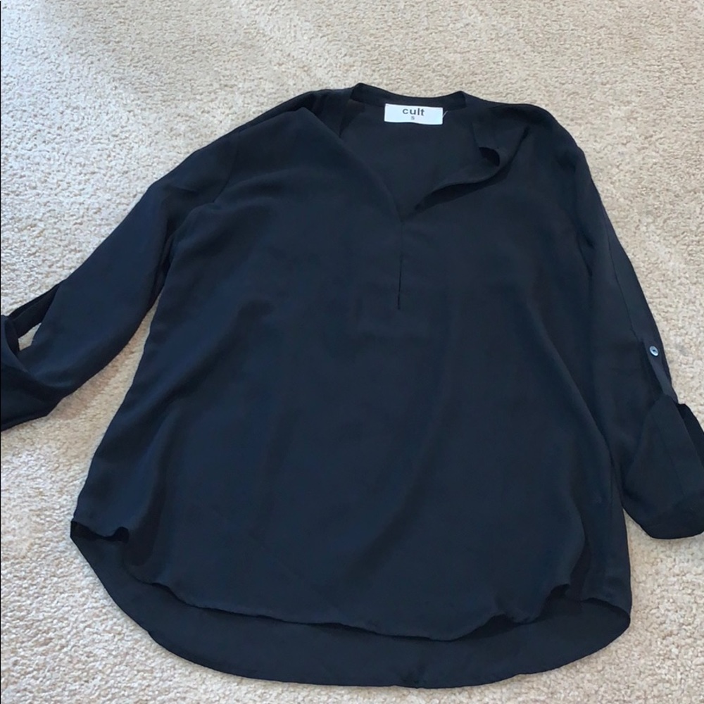Black dress shirt